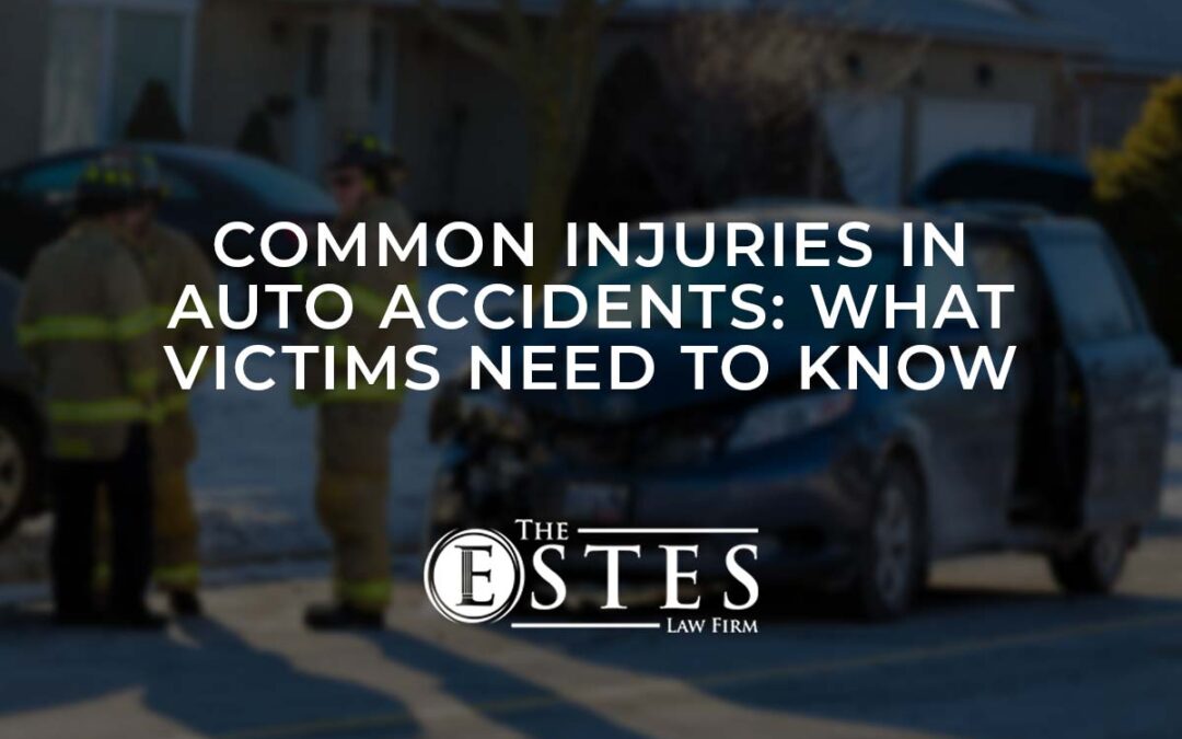 Common Injuries in Auto Accidents: What Victims Need to Know